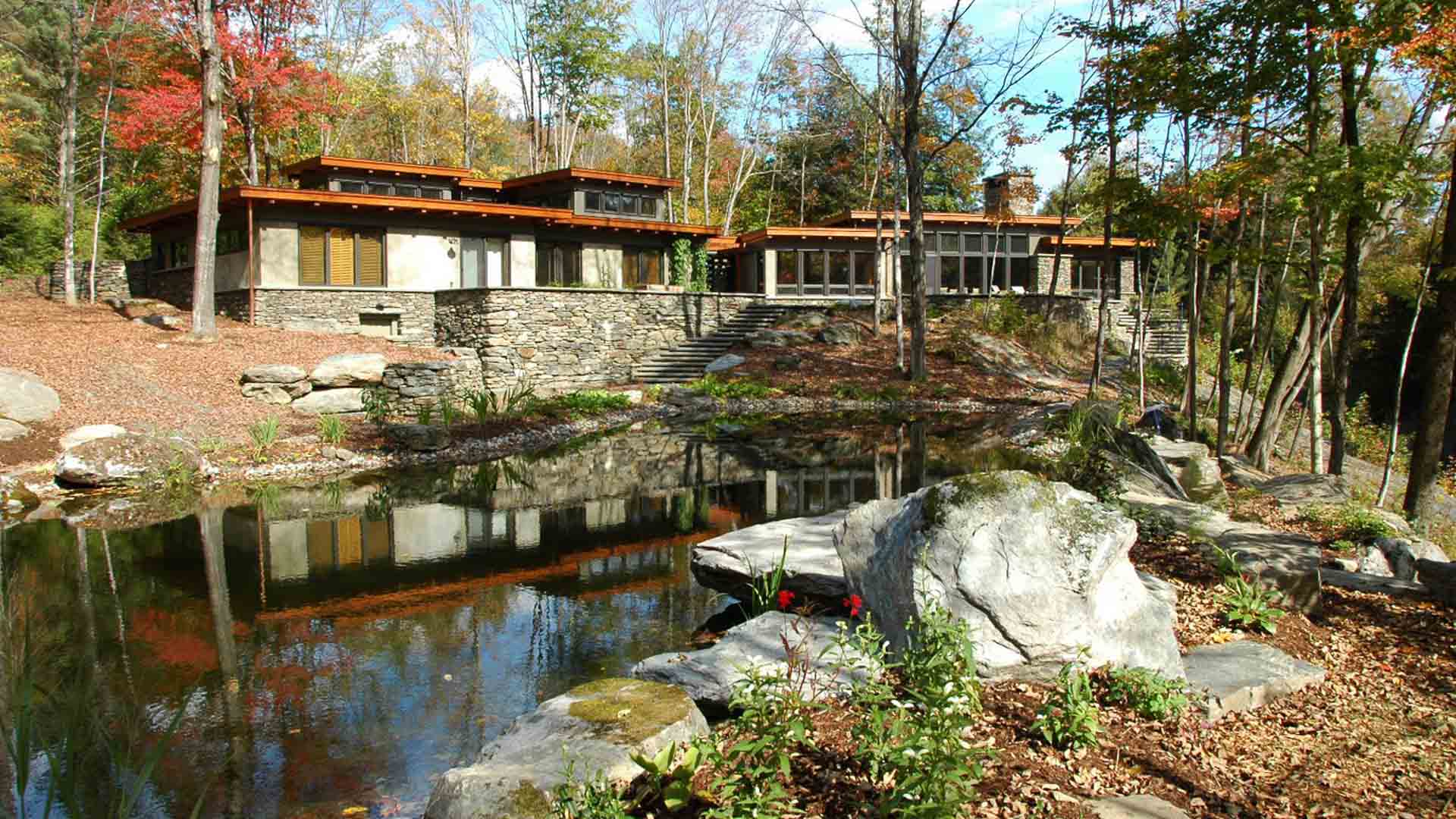 Architecture and design of River House - Middlesex, Vermont